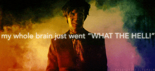 Doctor Who saying 'What the hell!' deciding to go freelance