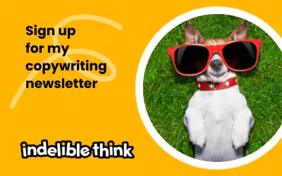 Copywriting newsletter sign up – come join the fun!