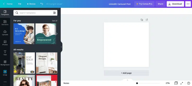 how to create linkedin carousel posts