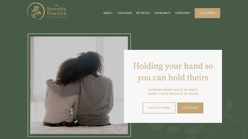 website navigation menu