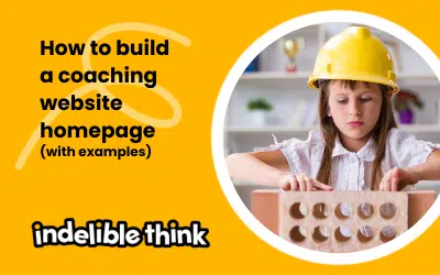 How to build a coaching website homepage (with examples)