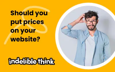 Should you put prices on your website?