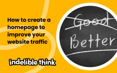How to create a homepage to improve your website traffic
