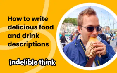 How to write delicious food and drink descriptions