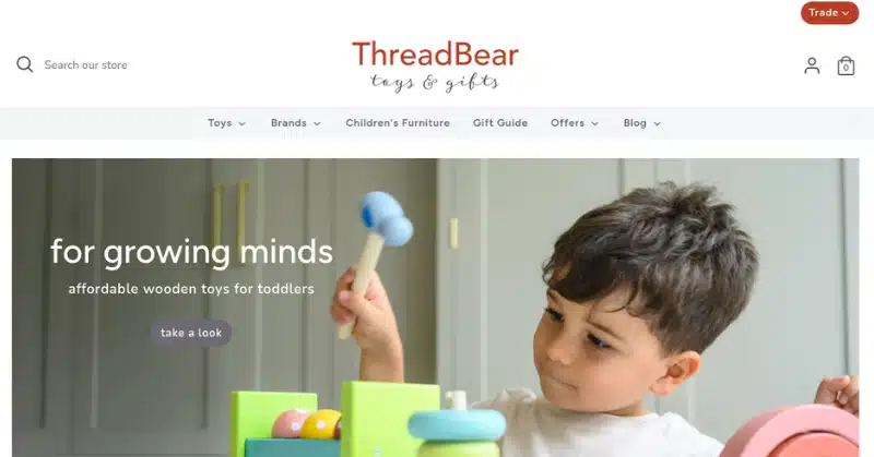 threadbear toy copywriting